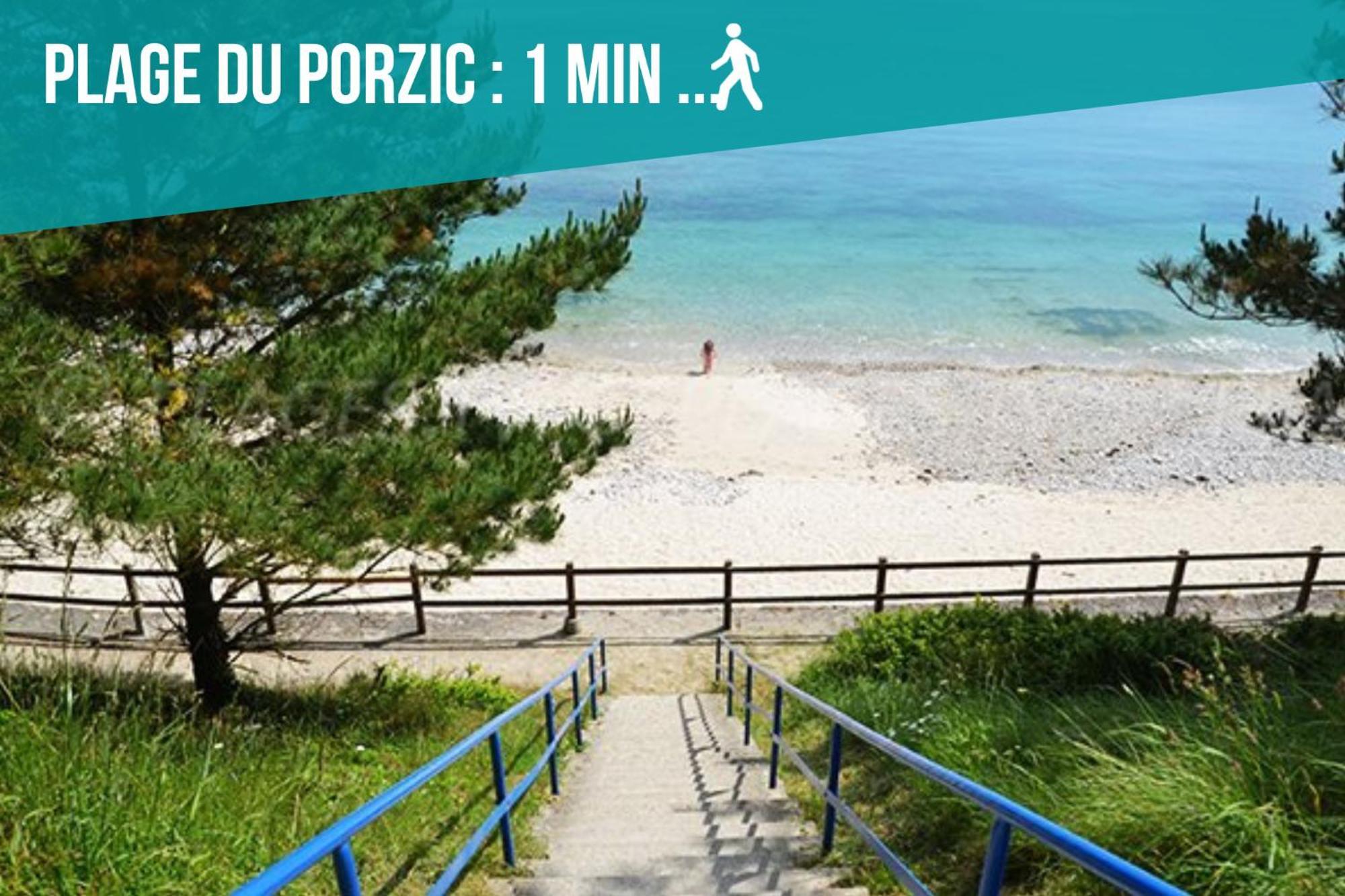 Ty Dany-Wifi-Plage A Pieds Крозон Экстерьер фото
